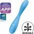 Vibromasseur g-spot flex 4 avec application satisfyer connect bleu