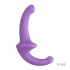 Dildo avec harnais sans attache en silicone rose