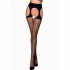 Description de bas jarretelles- medias panty con liguero- color: negro- talla: m- mat